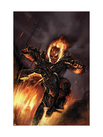 Ghost Rider #20 Cover: Ghost Rider Fighting,