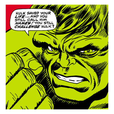 Marvel Comics Retro: The Incredible Hulk Comic Panel