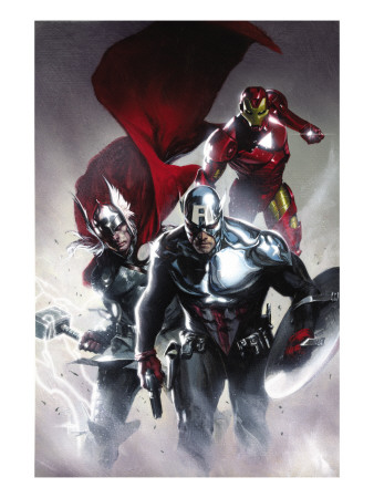 Secret Invasion #6 Cover: Captain America, Thor and Iron Man Posters