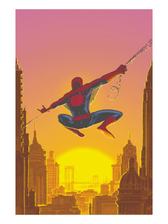 Spectacular Spider-Man #27 Cover: Spider-Man Swinging