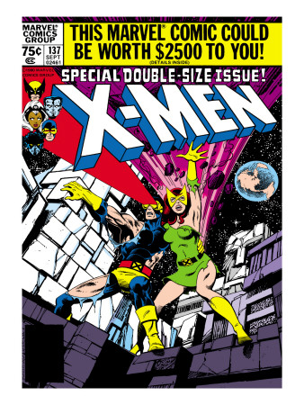 Marvel Comics Retro: The X-Men Comic Book Cover #137, Phoenix, Colossus