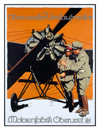 WWI German Aviation Motorenfabrik Oberursel