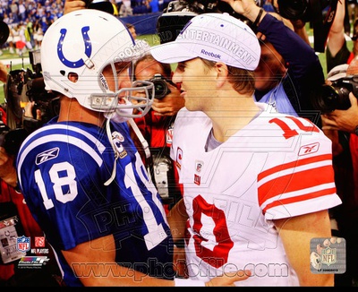 Buy Peyton Manning & Eli Manning 2010 Action at AllPosters.com
