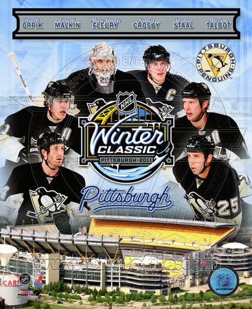 Pittsburgh Penguins 2011 NHL Winter Classic Composite Poster