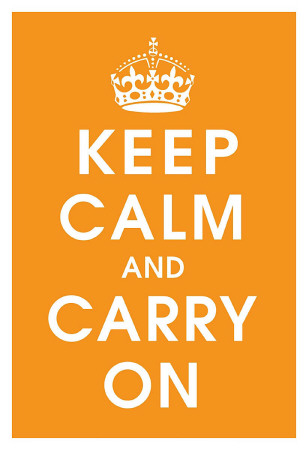 Keep Calm (orange)