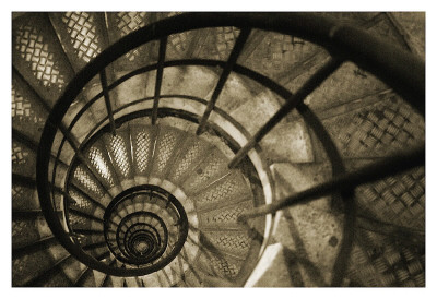 Spiral Staircase in Arc de Triomphe