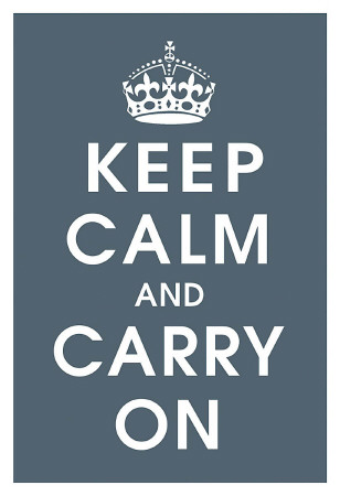 Buy Keep Calm (charcoal) at AllPosters.com