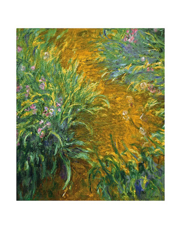 Buy The Path in the Iris Garden at AllPosters.com
