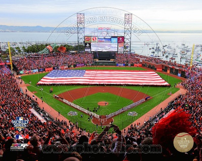 AT&T Park Game One of the 2010 World Series Poster
