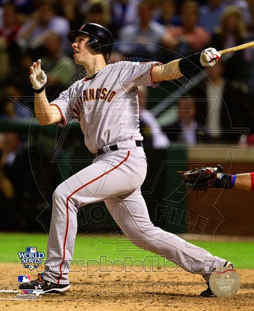 Buster Posey Game Four of the 2010 World Series Home Run Poster