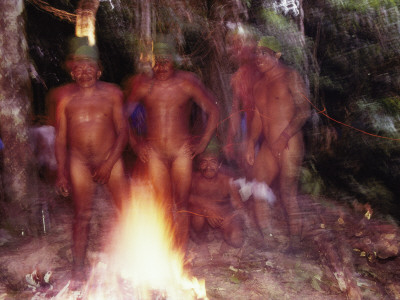 Buy Kanamari Men Strip and Slather Themselves with Fruit Seeds in Ritual at AllPosters.com