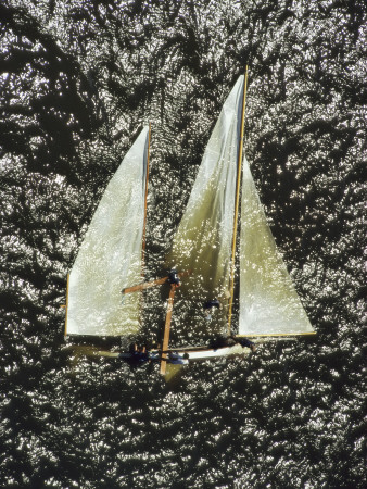 Buy A Narrow Beamed Log Canoe Is Overturned During a Race at AllPosters.com