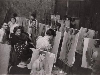 Buy Students Practicing Painting Nudes at AllPosters.com