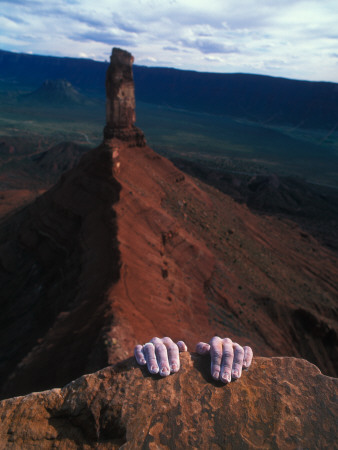Buy The Hands of a Woman Rock Climbing in Utah at AllPosters.com