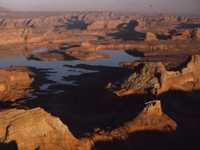 Buy The Waters of Man-Made Lake Powell Rise in Glen Canyon at AllPosters.com