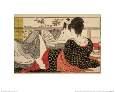 Lovers in an Upstairs Room, from Uta Makura (