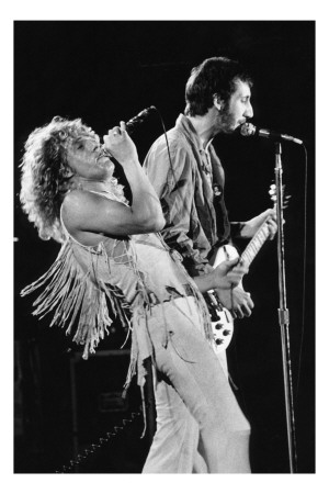The Who: Roger Daltrey with Pete Townshend, 1974