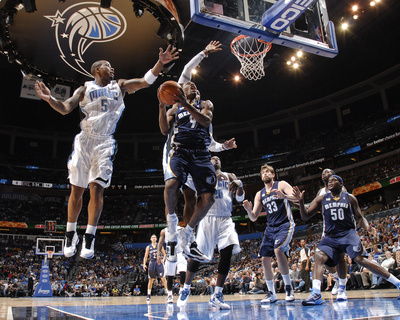 Memphis Grizzlies v Orlando Magic: Tony Allen and Quentin Richardson