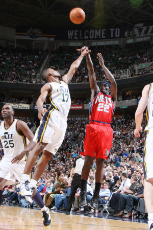 Buy New Jersey Nets v Utah Jazz: Anthony Morrow and Ronnie Price at AllPosters.com