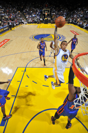 New York Knicks v Golden State Warriors: Monta Ellis and Ronny Turiaf