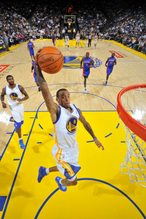 Detroit Pistons v Golden State Warriors: Monta Ellis Poster