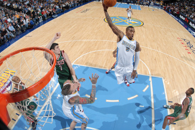 Buy Milwaukee Bucks v Denver Nuggets: J.R. Smith at AllPosters.com