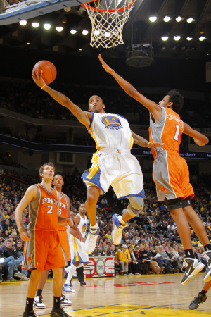 Buy Phoenix Suns v Golden State Warriors: Monta Ellis and Josh Childress at AllPosters.com
