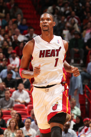 Buy Detroit Pistons v Miami Heat: Chris Bosh at AllPosters.com