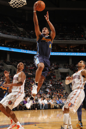 Buy Denver Nuggets v Charlotte Bobcats: Arron Afflalo at AllPosters.com