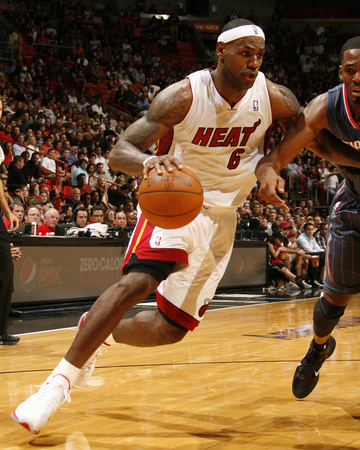 Buy Charlotte Bobcats v Miami Heat: LeBron James at AllPosters.com