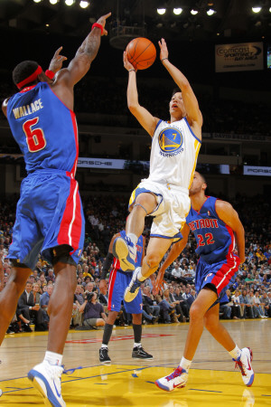 Detroit Pistons v Golden State Warriors: Ben Wallace and Jeremy Lin