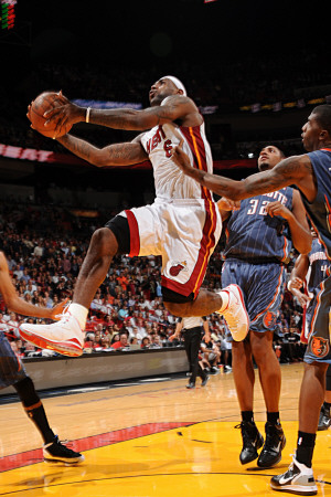 Buy Charlotte Bobcats v Miami Heat: LeBron James at AllPosters.com