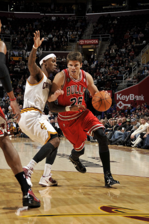 Buy Chicago Bulls v Cleveland Cavaliers: Kyle Korver and Daniel Gibson at AllPosters.com
