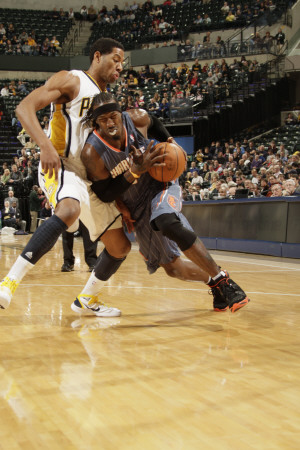 Charlotte Bobcats v Indiana Pacers: Gerald Wallace and Danny Granger