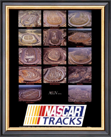 Nascar Tracks Poster