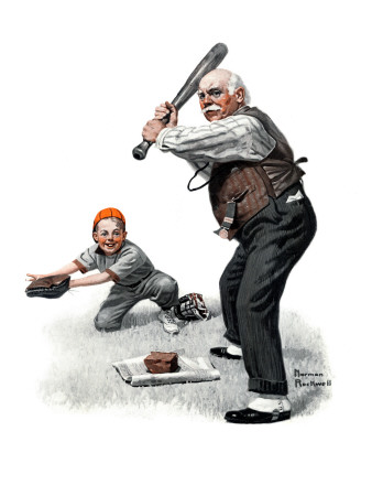 "Gramps at the Plate", August 5,1916 Poster