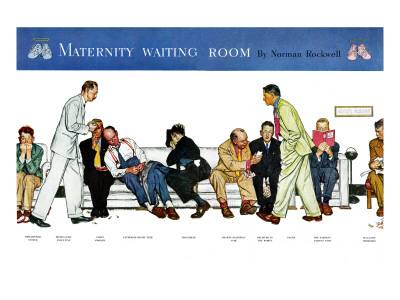 "Maternity Waiting Room", July 13,1946