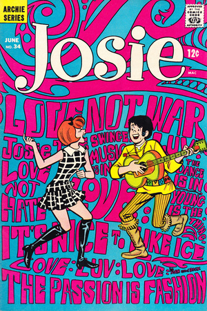 Archie Comics Retro: Josie Comic Book Cover #34 (Aged)