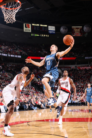 Minnesota Timberwolves v Portland Trail Blazers: Marcus Camby and Luke Ridnour