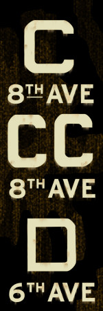 C 8th Weathered Sign