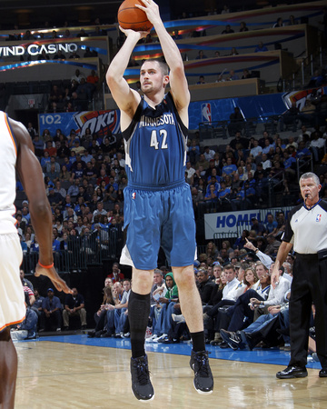 Buy Minnesota Timberwolves v Oklahoma City Thunder: Kevin Love at AllPosters.com