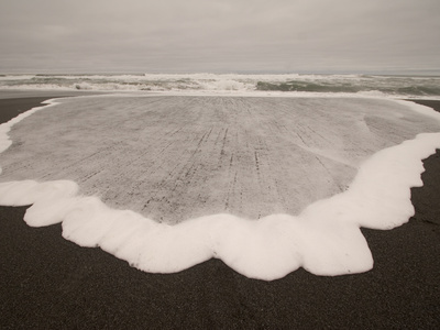 Buy Water and Foam Washed Up on Freshwater Beach at AllPosters.com