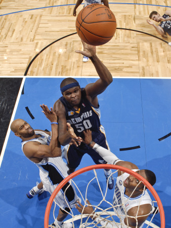 Memphis Grizzlies v Orlando Magic: Zach Randolph, Vince Carter and Dwight Howard