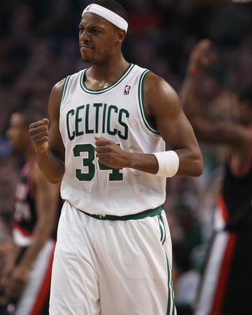 Buy Portland Trail Blazers v Boston Celtics: Paul Pierce at AllPosters.com