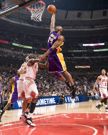 Los Angeles Lakers v Chicago Bulls: Kobe Bryant and Luol Deng