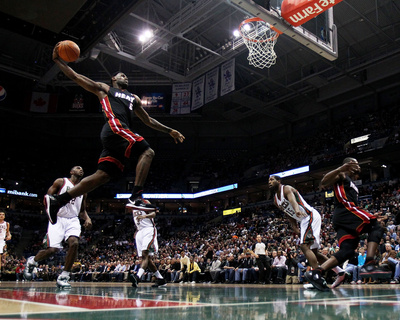 Buy Miami Heat v Milwaukee Bucks: LeBron James at AllPosters.com