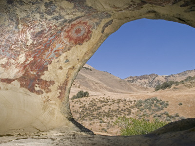 Buy Abstract Chumash Pictographs Above a Cave Entrance at AllPosters.com