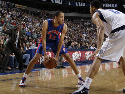 Detroit Pistons v Dallas Mavericks: Tayshaun Prince and Tyson Chandler