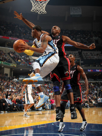 Miami Heat v Memphis Grizzlies: Mike Conley and Jerry Stackhouse