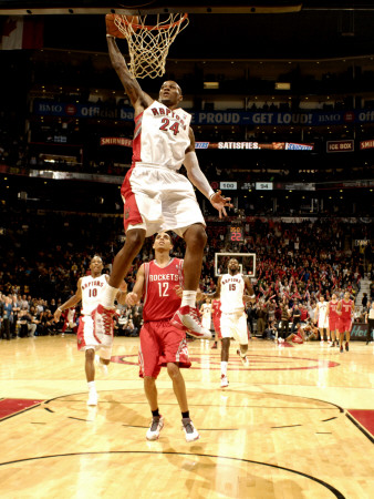Buy Houston Rockets v Toronto Raptors: Sonny Weems and Kevin Martin at AllPosters.com